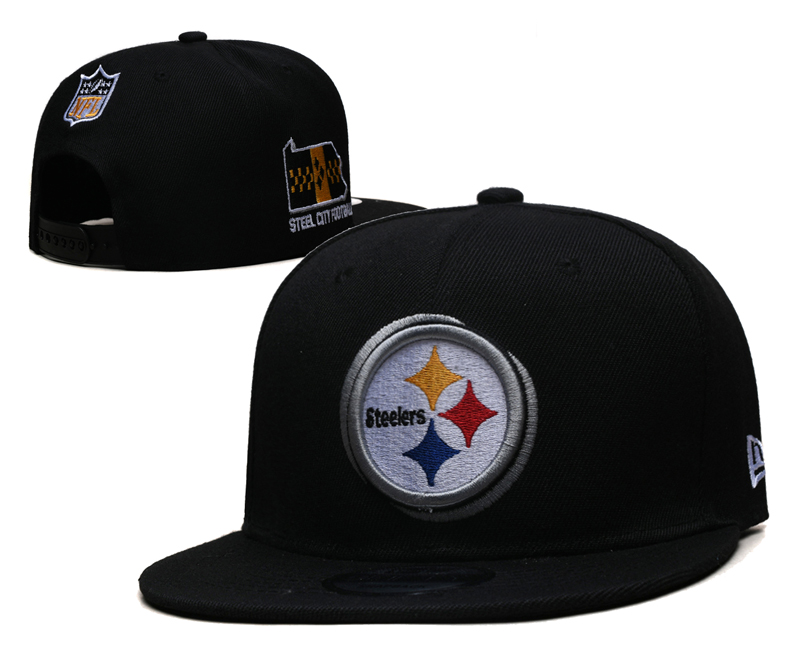 2025 NFL Pittsburgh Steelers black hat 001YS